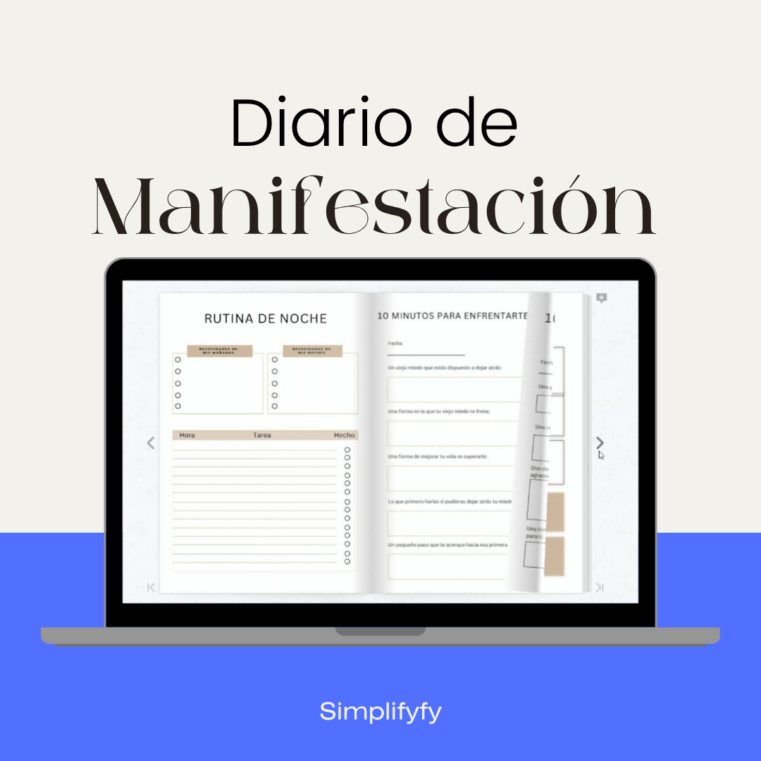 Diario de manifestación, journal de abundancia, gratitud