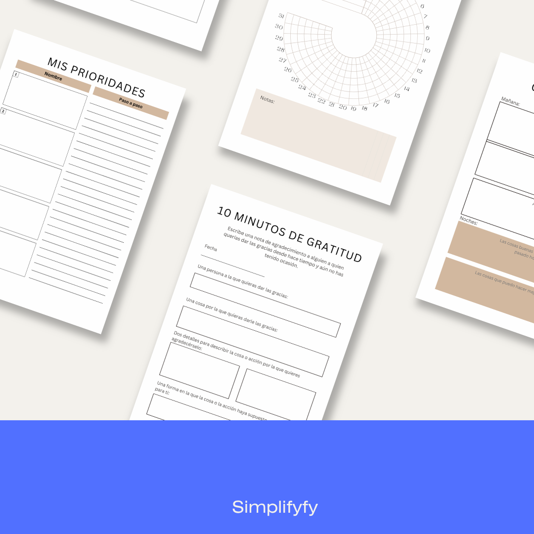 Diario de manifestación, journal de abundancia, gratitud