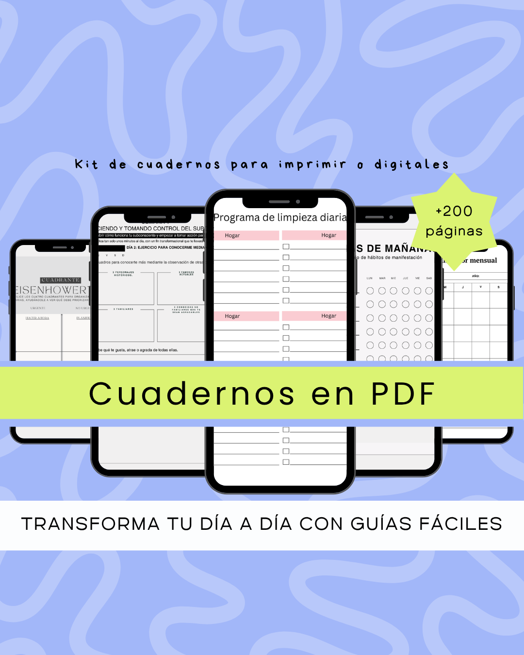 Agendas, diarios, journal, planner en PDF. Listas para usar en digital o impresas
